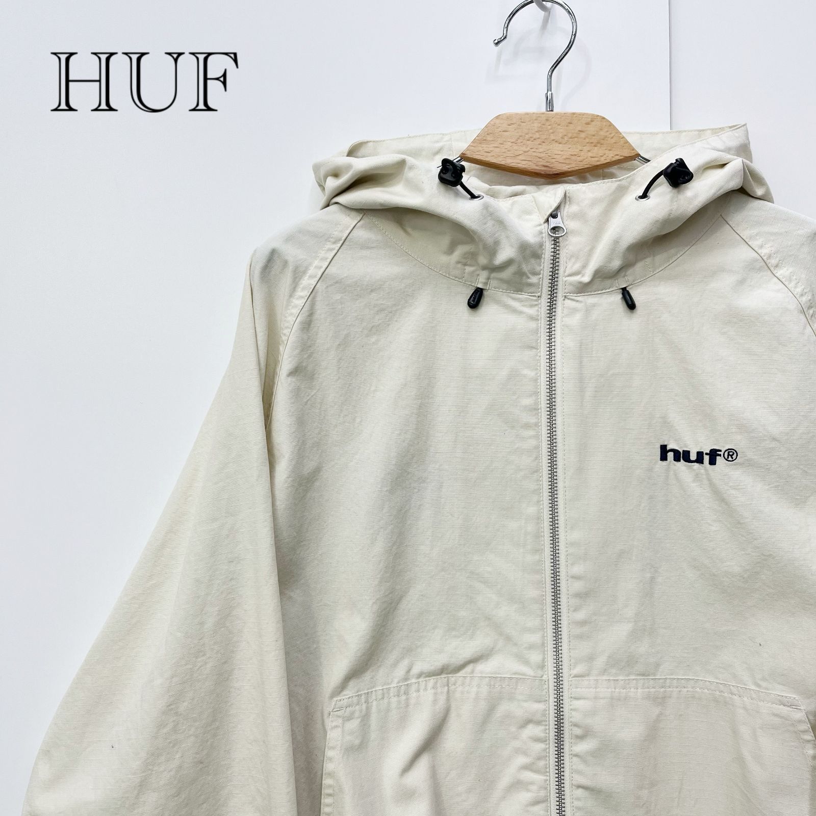タグ付き HUF eightynine HOODED JACKET ハフ ナイロンジャケット 