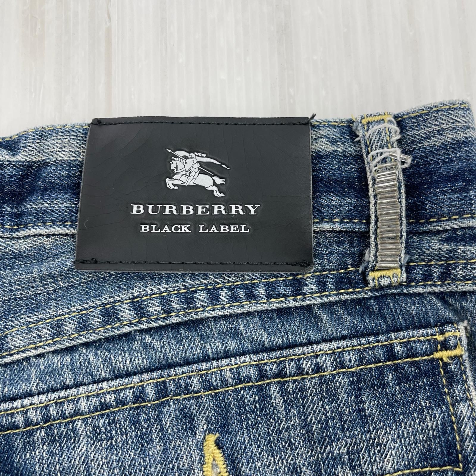 BURBERRYバーバリーブラックレーベルストレッチデニムカバーオールMユーズド BURBERRY BLACK LABEL バーバリーブラックレーベル デニムジャケット