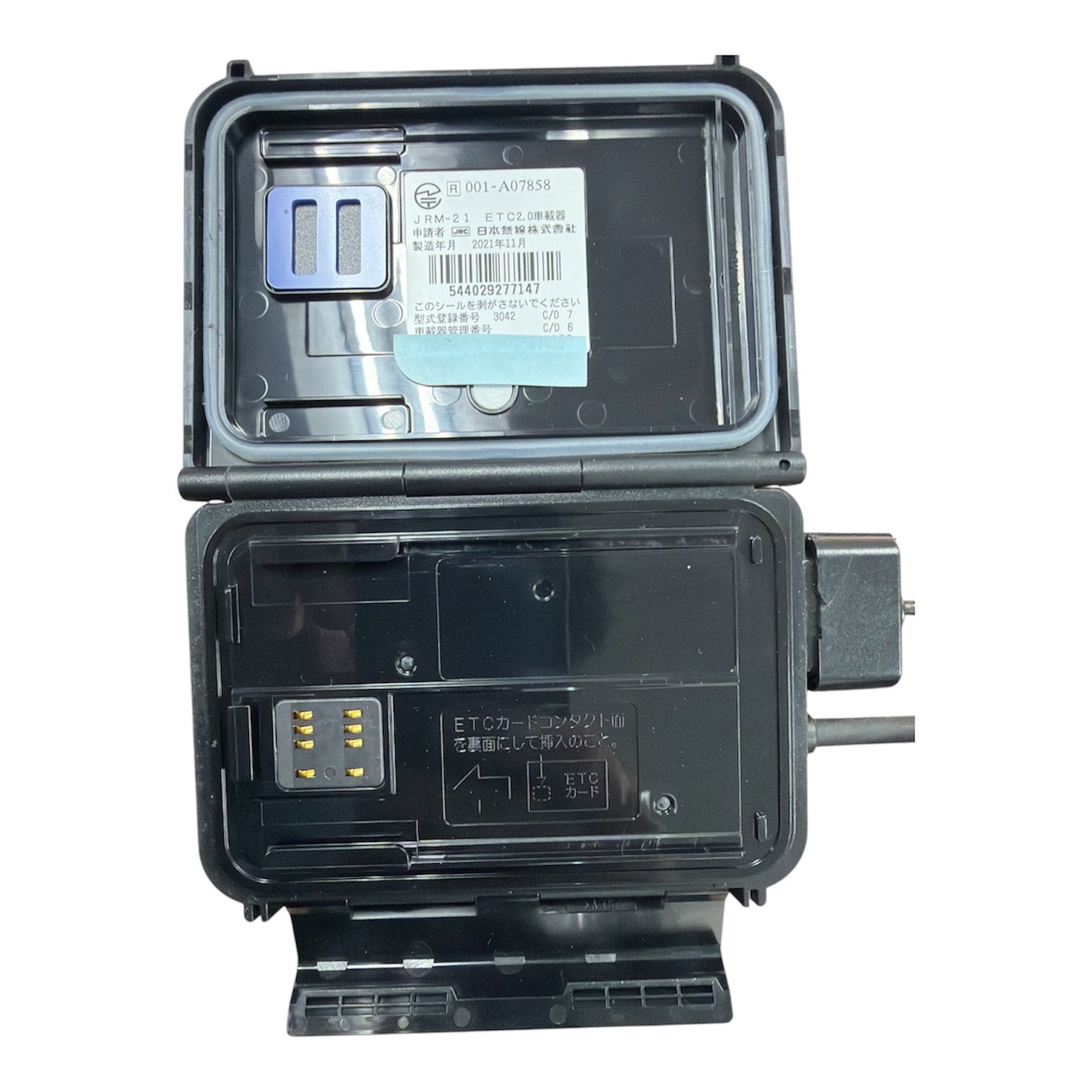 JRM-21 二輪車用 ETC ETC2.0 2021年11月製 通電確認済み バイク用