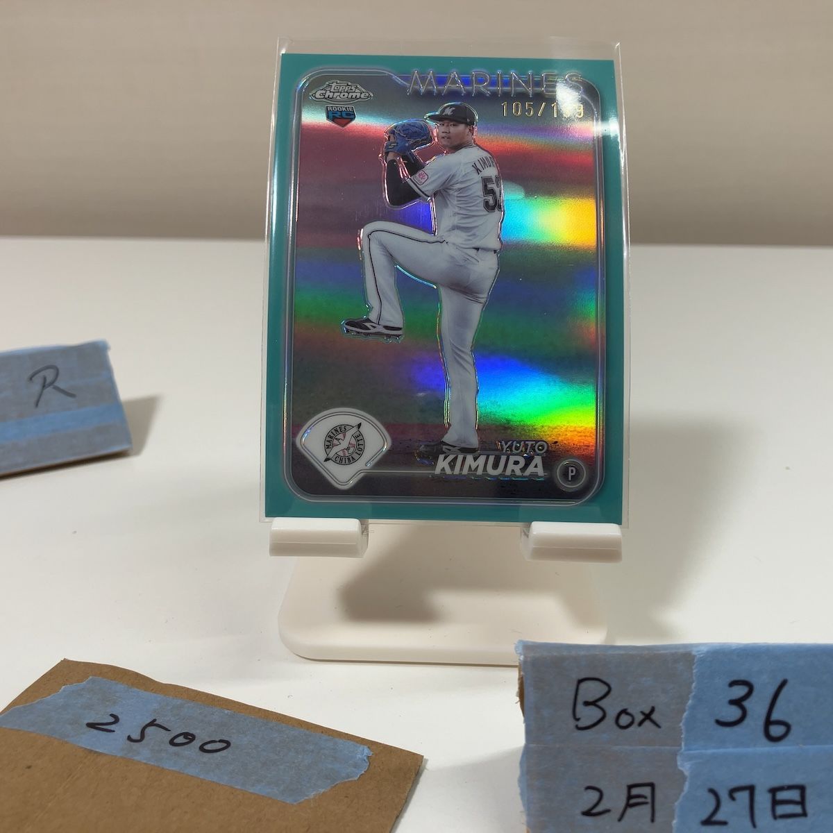 2024 Topps Chrome NPB 木村優人 Yuto Kimura 105 千葉ロッテ 