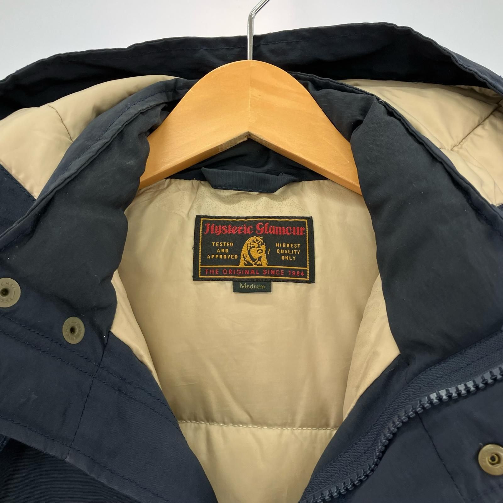 HYSTERIC GLAMOUR ヒステリックグラマー ダウン混ジャケット sizeM 