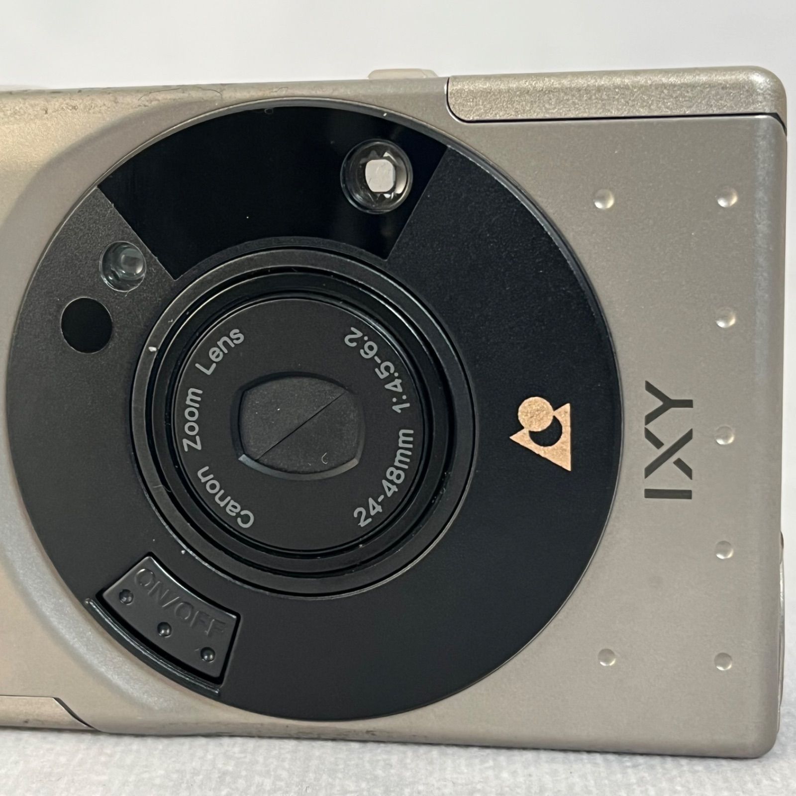 管2603-318】CANON キヤノン IXY240 APSフィルムカメラ シルバー 24