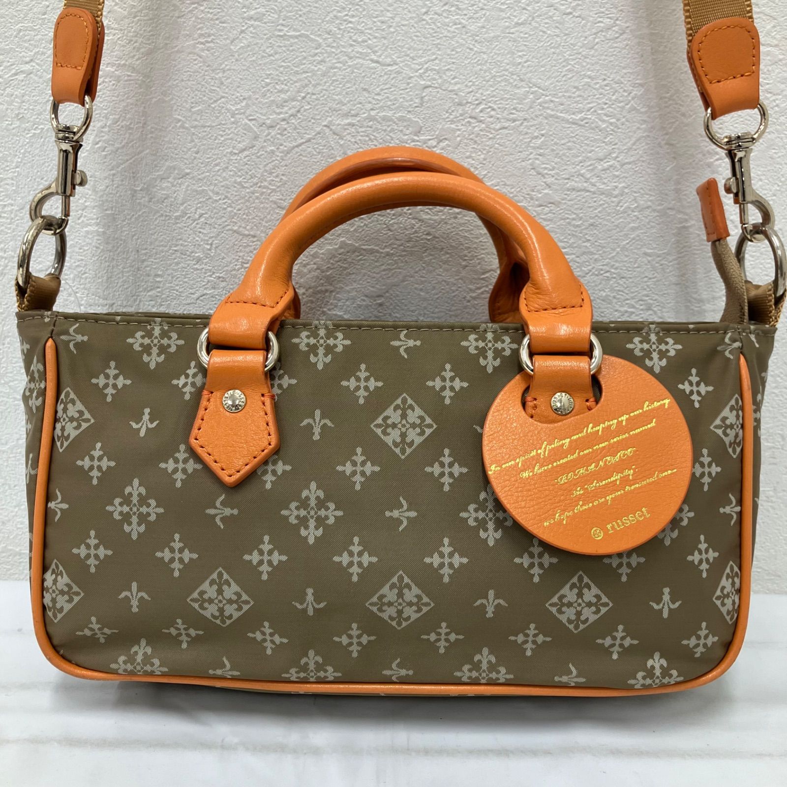 2182 russet ラシット 2way ショルダーバッグ ハンドバッグ ベージュ 