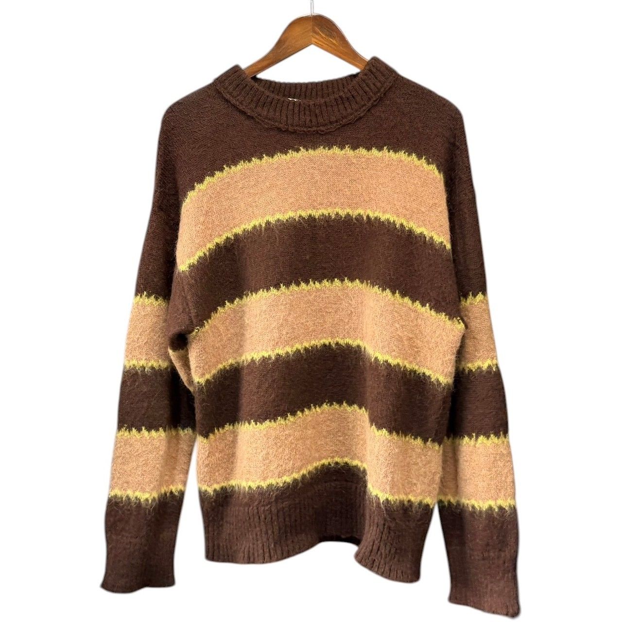 ATOMOFACTORY アトモファクトリー 23AW ボーダークルーネックニット M 
