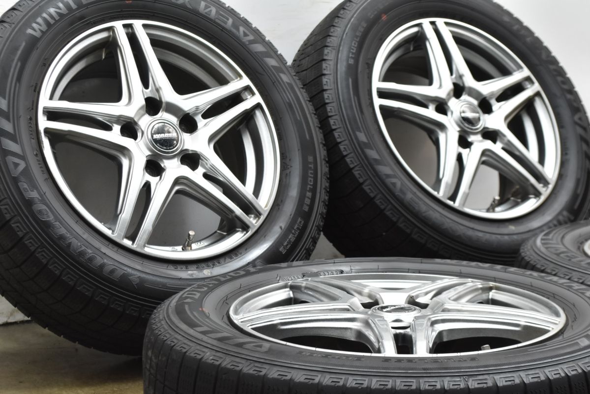 ホイールのみ販売可能】WAREN 15in 6J +43 PCD114.3 ダンロップ WM03 