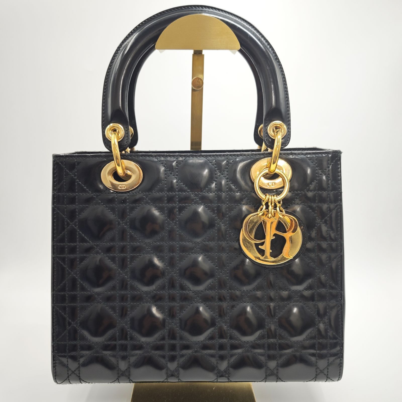 【中古】Dior レディディオール ミディアム