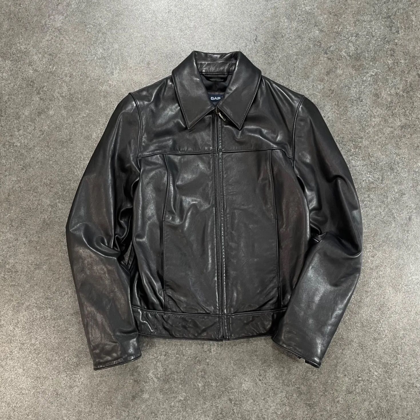 90s 00s OLD GAP Real Leather Jacket Blouson オールド ギャップ 本革