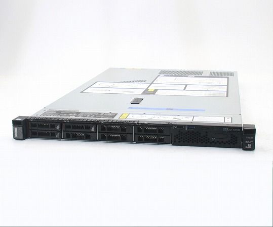 Lenovo ThinkSystem SR530 Xeon Silver 4110 2.1GHz 16GB 300GBx3台 AC*2 RAID 930-16i-4GB 中古