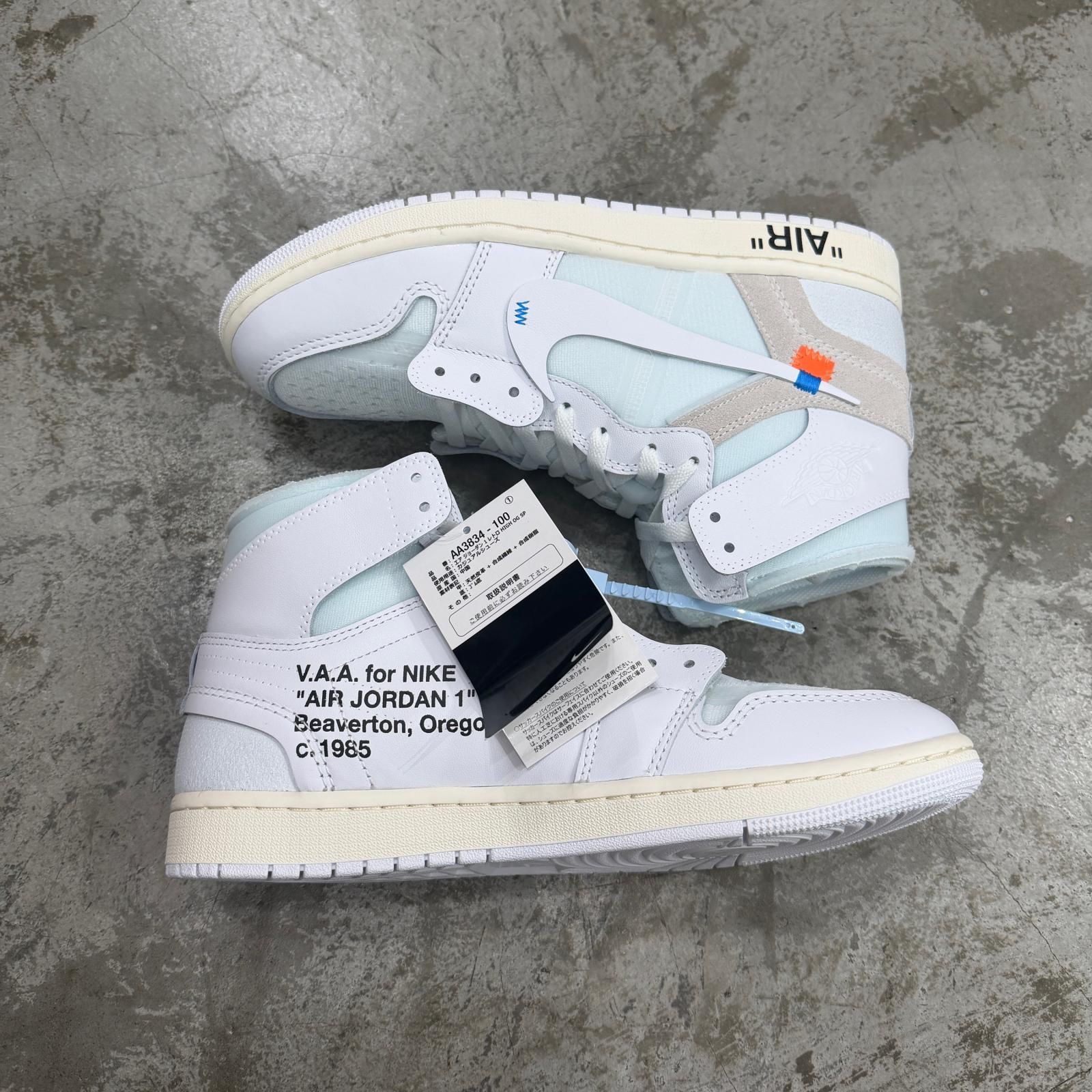 NIKE AIR JORDAN 1 HIGH OG SP V.A.A. WHITE/ ジョーダン 1 ハイ 