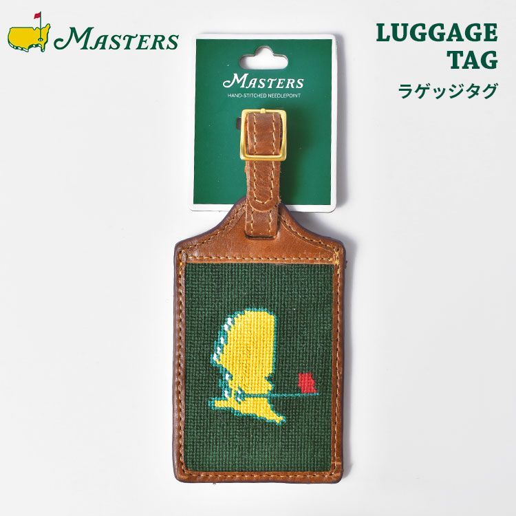Masters 2026 LUGGAGE TAG ラゲッジタグ 本革 マスターズ ゴルフ