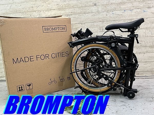 ☆ テルスポ イチ推し!! ほぼ未使用!! BROMPTON P6L-X BLACK EDITION