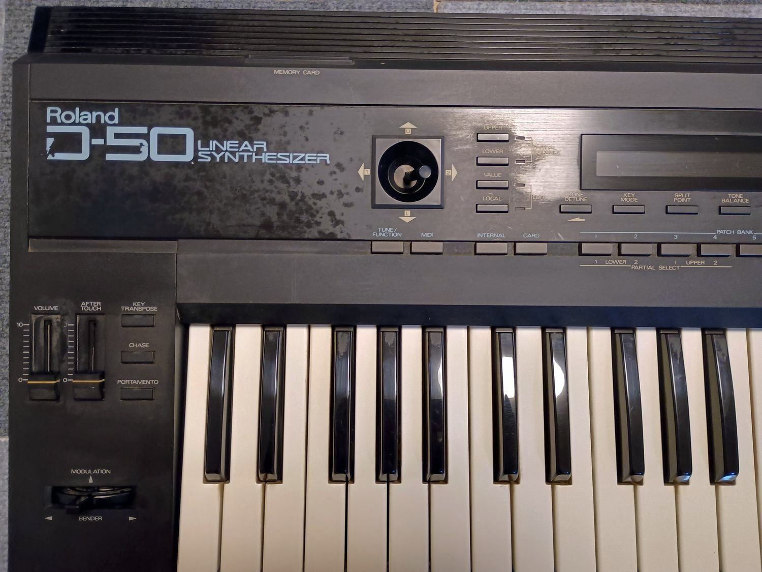 整備済/アフタータッチ完動】Roland D-50 ファクトリーパッチ復元 電池 