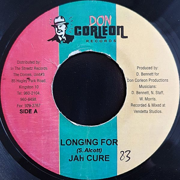 7” Jah Cure Longing For NONE Don Corleon Records /00080 - メルカリ
