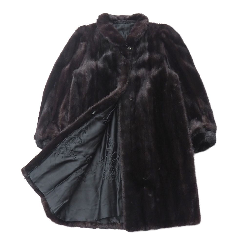 新品未使用タグ付SAGAMINKサガミンク 銀サガ サファイアミンク 和服にも！ 未使用品 サガミンク SAGA MINK 銀サガ タグ付き 毛皮コート カラー