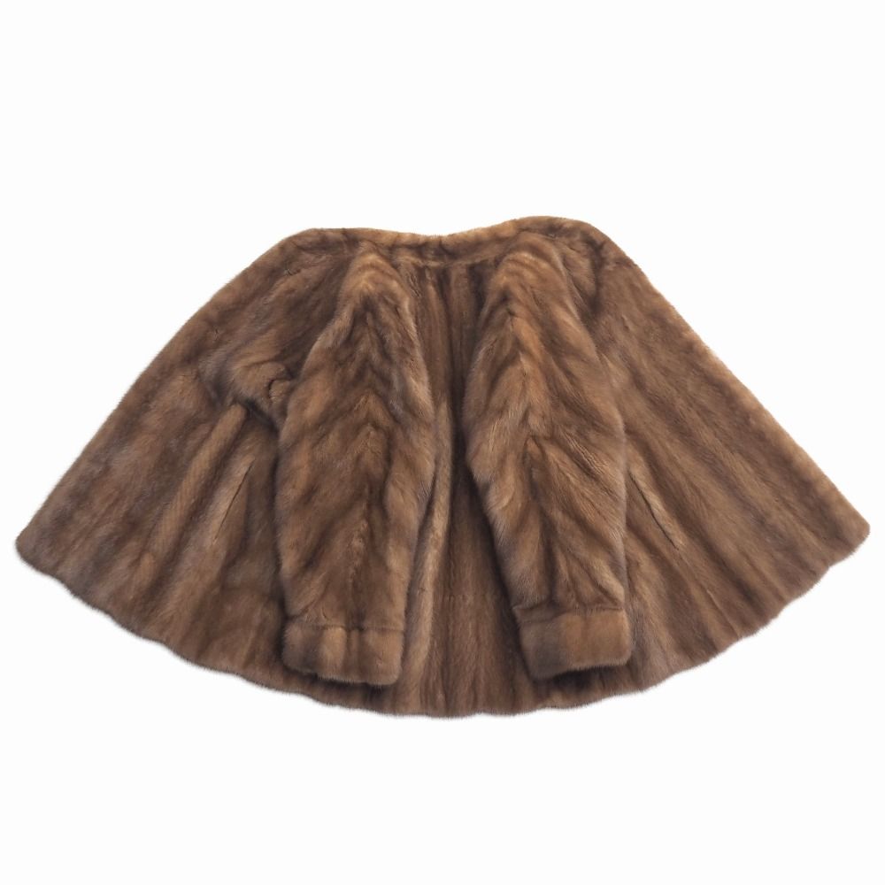 SAGAMINK サガミンク 銀サガ Taiyo Mink ミンク ファーコート ハーフ丈
