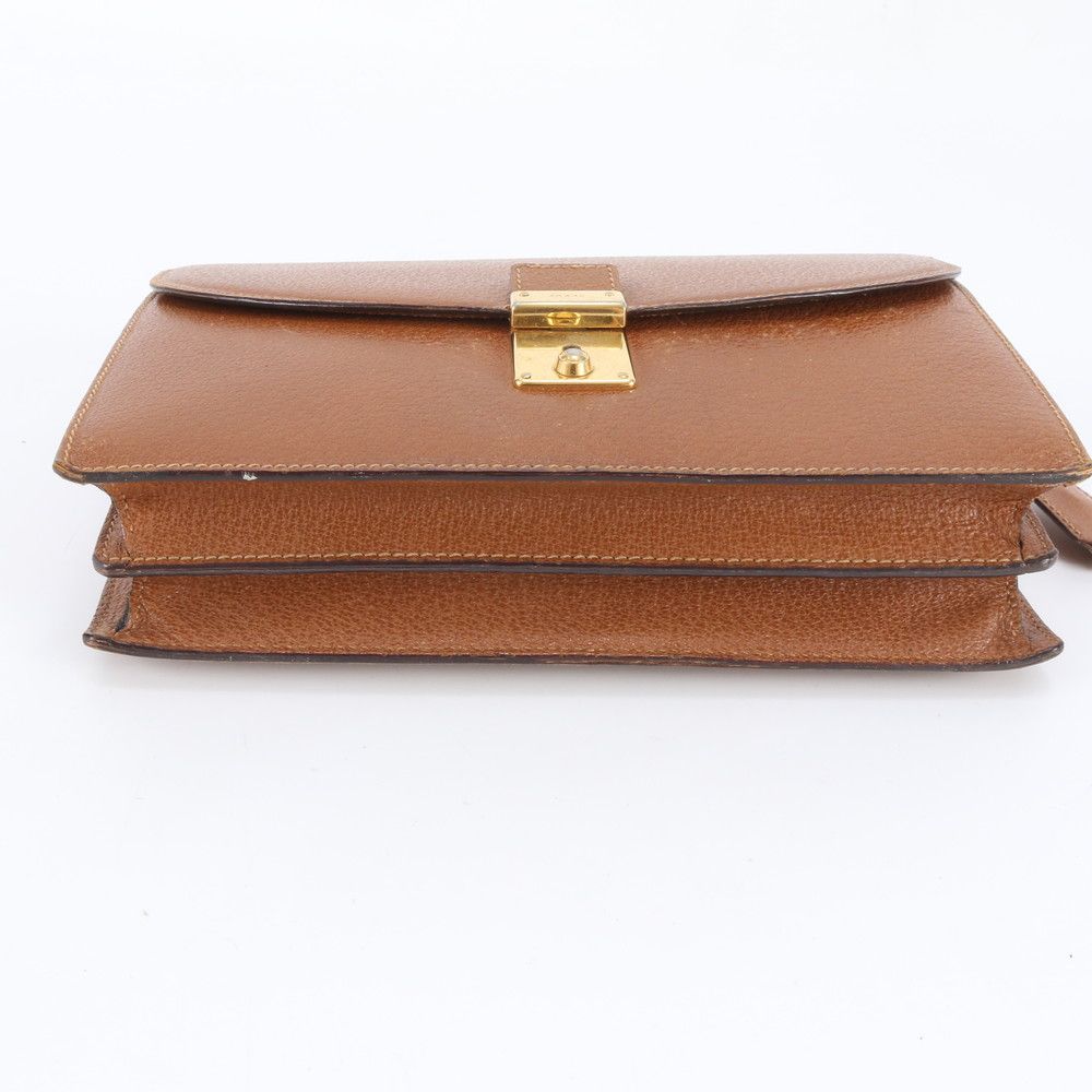 美品 オールド グッチ 018 122 1940 レザー セカンドバッグ クラッチ
