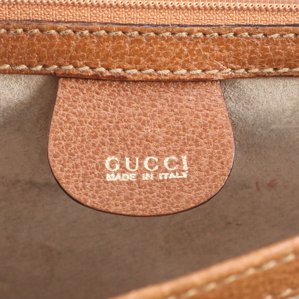 美品 オールド グッチ 018 122 1940 レザー セカンドバッグ クラッチ