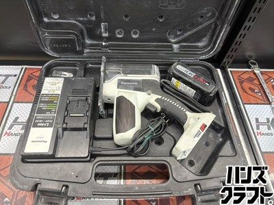 【中古】Panasonic パナソニック EZ4543 角穴カッタ バッテリー(EZ9L45)×1付【ハンズクラフト宮崎新名爪店】 □【中古】Panasonic パナソニック EZ4543 角穴カッタ バッテリー