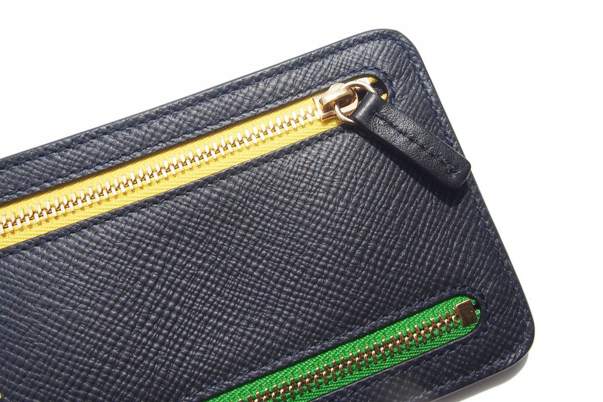 新品 スマイソン SMYTHSON パナマ ジップカレンシーケースミニ