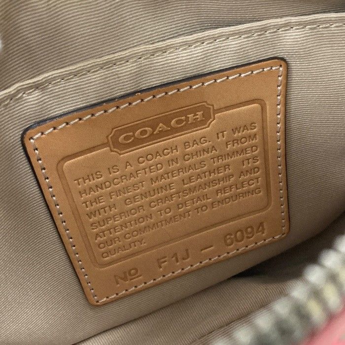 COACH/コーチ/6094/シグネチャーアクセサリーポーチ/キャンバス/レザー COACH/コーチ/6094/シグネチャーアクセサリーポーチ/キャンバス/レザー