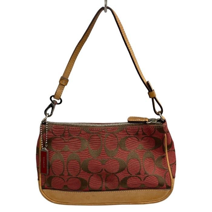 COACH/コーチ/6094/シグネチャーアクセサリーポーチ/キャンバス/レザー