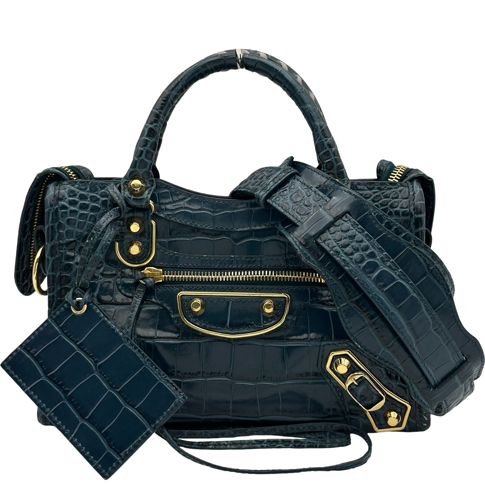 バレンシアガ BALENCIAGA クラシックメタリックエッジミニシティ 