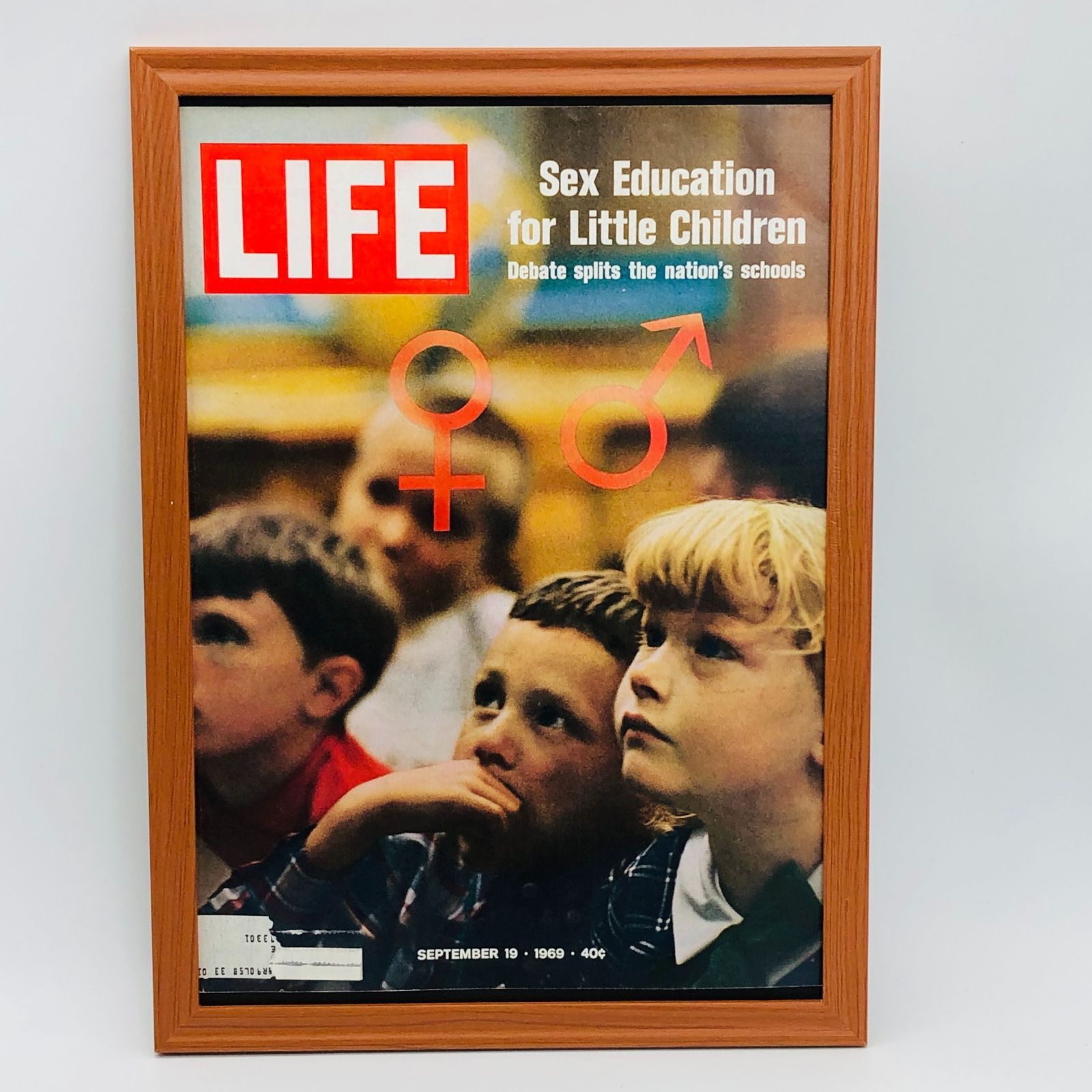 ビンテージ 広告 ポスター 『 ライフ 雑誌 表紙 (Life) 』 1960's 額付