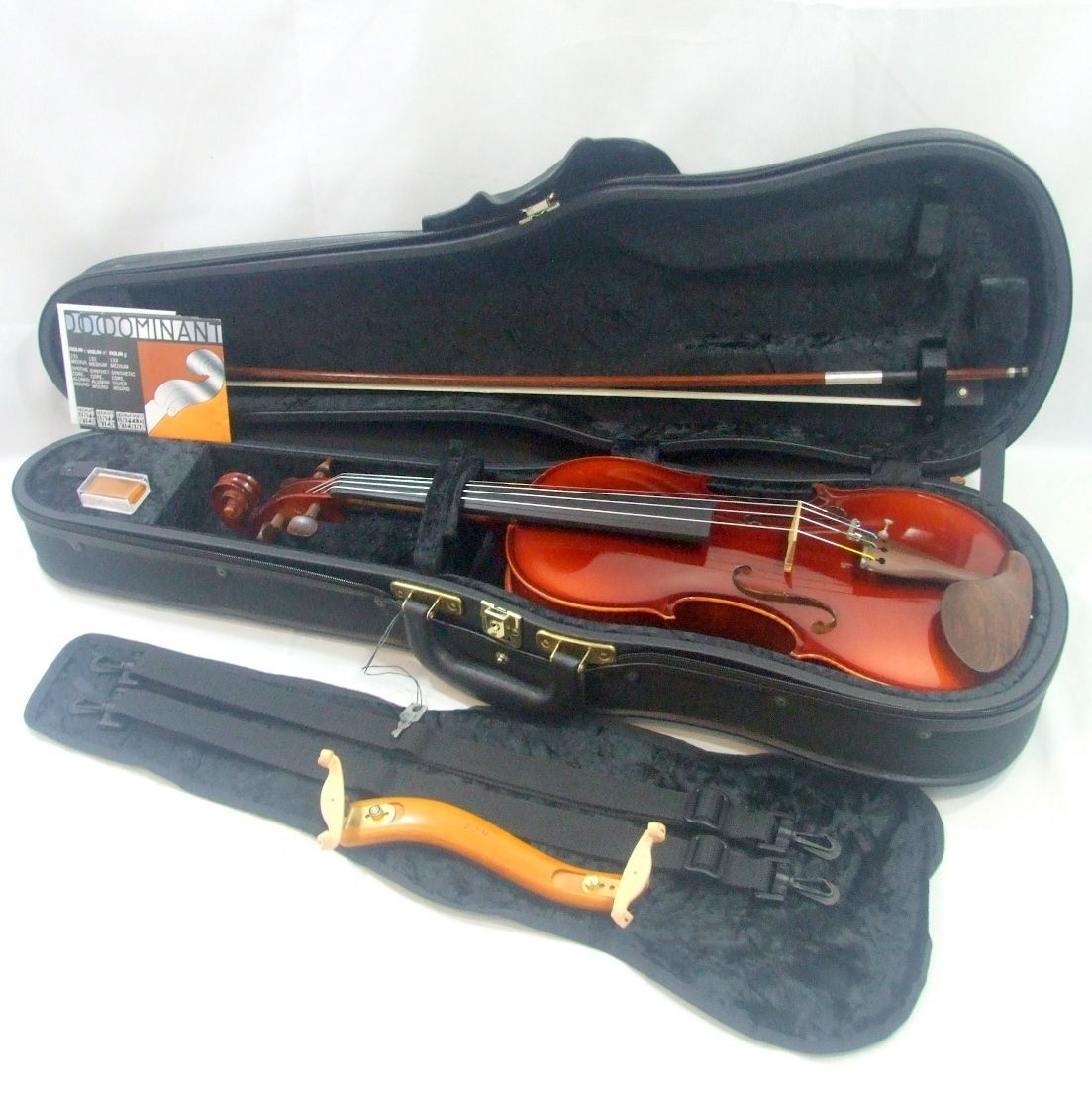 メンテ済み 分数 1/2 ドイツ製 カールヘフナー バイオリン 1986年 Master Violin KH66 虎杢 未使用弓 GEWAケース 全国発送対応 愛知県清須市より 名古屋市近郊 中古バイオリン 管理（カ)K7470 メンテ済み 分数 1/2 ドイツ製 カールヘフナー バイオリン 1986年