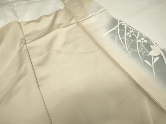 平和屋着物●訪問着　枝花文　暈し染め　正絹　逸品　AABH3709cs 平和屋着物○訪問着 枝花文 暈し染め 正絹 逸品 AABH3709cs - メルカリ