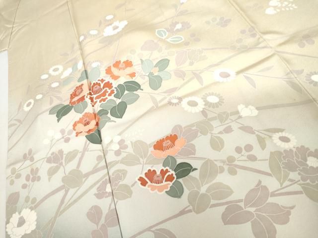 平和屋着物●訪問着　枝花文　暈し染め　正絹　逸品　AABH3709cs 平和屋着物○訪問着 枝花文 暈し染め 正絹 逸品 AABH3709cs - メルカリ