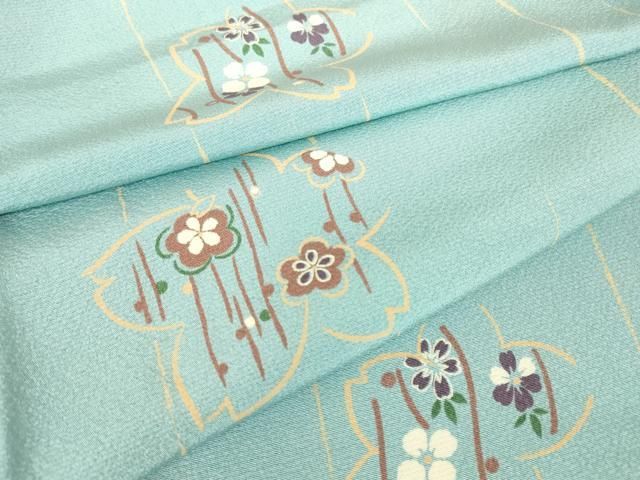 平和屋着物●上質な小紋　舞桜文　正絹　逸品　DABE4030az 平和屋着物○上質な小紋 舞桜文 正絹 逸品 DABE4030az - メルカリ