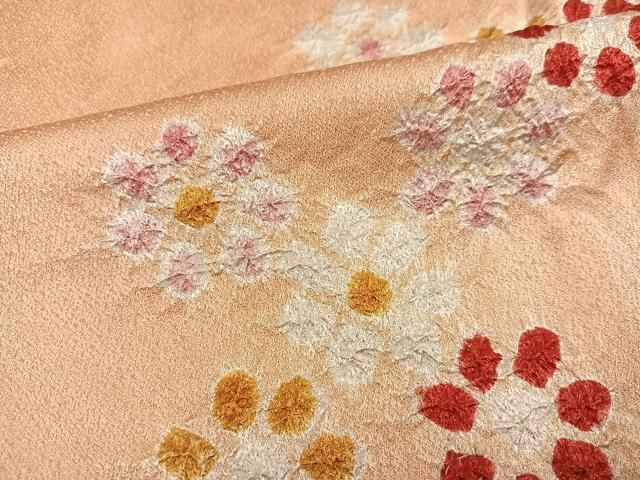 平和屋着物●上質な小紋　絞り　花尽くし　正絹　逸品　AABH5344ph 平和屋着物○上質な小紋 絞り 花尽くし 正絹 逸品 AABH5344ph - メルカリ