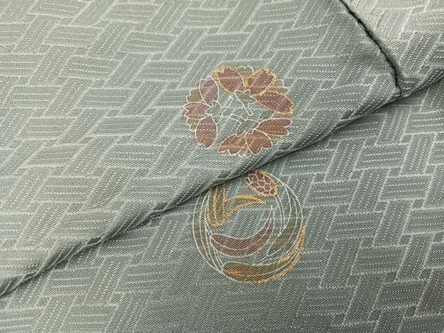平和屋着物●友禅作家の巨匠　浅井青仁　小紋　草花文　金彩　正絹　逸品　AABH6817ph 楽天市場】平和屋着物▽友禅作家の巨匠 浅井青仁 小紋 単衣 草花文