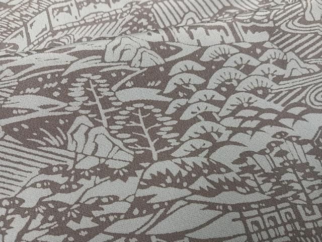 平和屋着物●上質な小紋　風景草木文　正絹　逸品　AABH6834ph 平和屋着物○上質な小紋 風景草木文 正絹 逸品 AABH6834ph - メルカリ