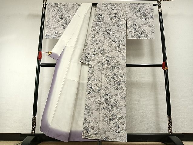 平和屋着物●小千谷紬　南天文　正絹　逸品　AABH4718fy 平和屋着物○小千谷紬 南天文 正絹 逸品 AABH4718fyの通販 by 平和屋