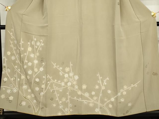 平和屋着物●訪問着　手描き　絞り　枝梅文　正絹　逸品　AABH3738cs 平和屋着物○訪問着 手描き 絞り 枝梅文 正絹 逸品 AABH3738cs - メルカリ