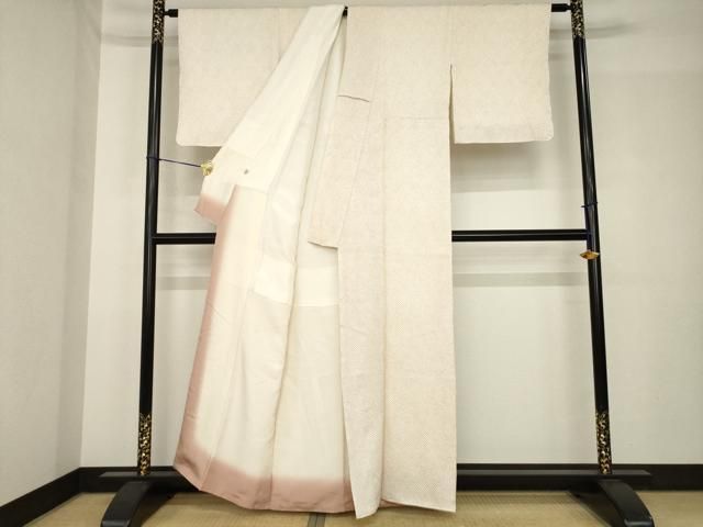 平和屋着物●大変加工の良い総絞り小紋　そごう扱い　正絹　逸品　AABH5838ck 平和屋着物○大変加工の良い総絞り小紋 そごう扱い 正絹 逸品