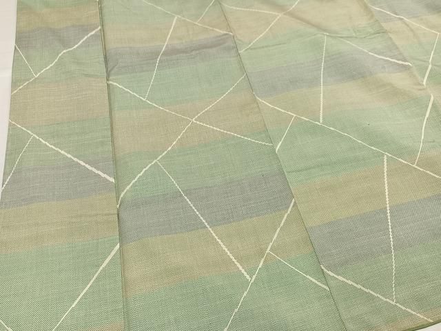 平和屋着物●本場大島紬　カタス9マルキ　七宝文　正絹　逸品　未使用　AABH4700fy 平和屋着物○本場大島紬 カタス9マルキ 幾何学文様 正絹 逸品