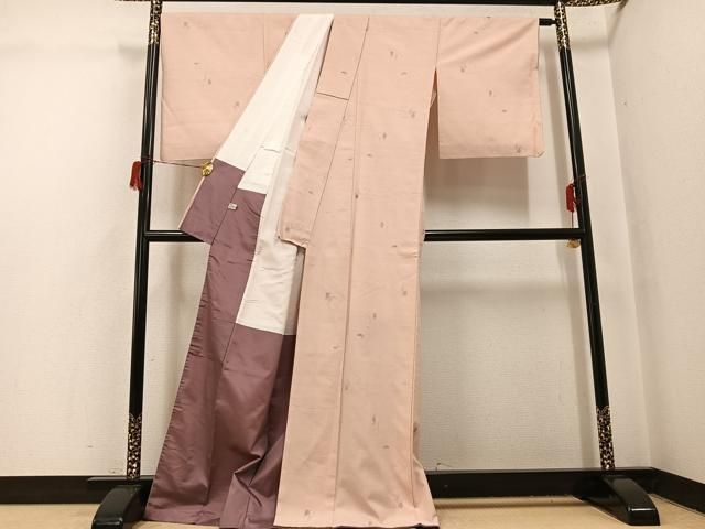 平和屋着物●上質な紬　花唐草文　正絹　逸品　AABH6869ph 平和屋着物○上質な紬 花唐草文 正絹 逸品 AABH6869ph - メルカリ