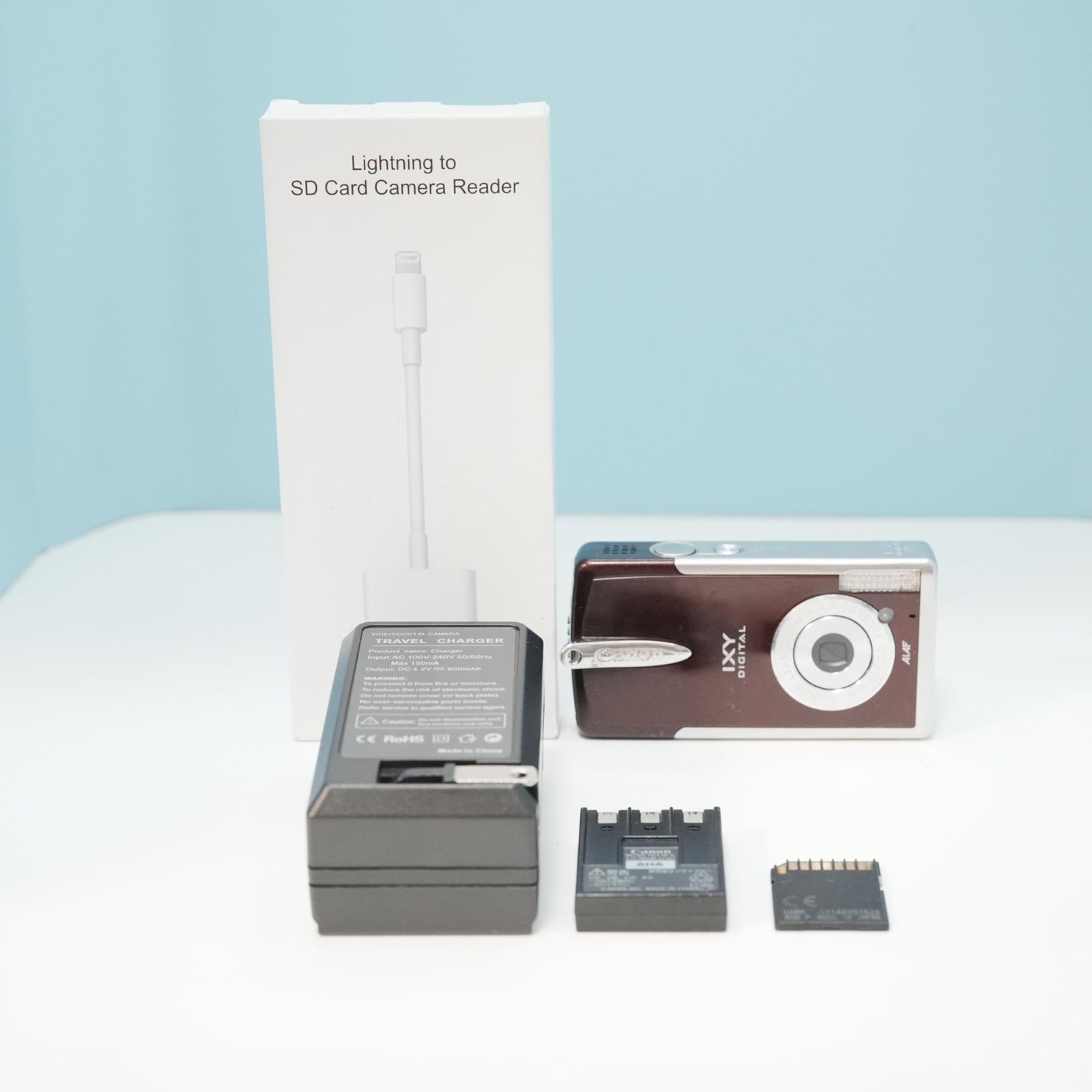 Canon IXY DIGITAL L2 デジカメ スマホ転送OK フルセット 美品 a6336