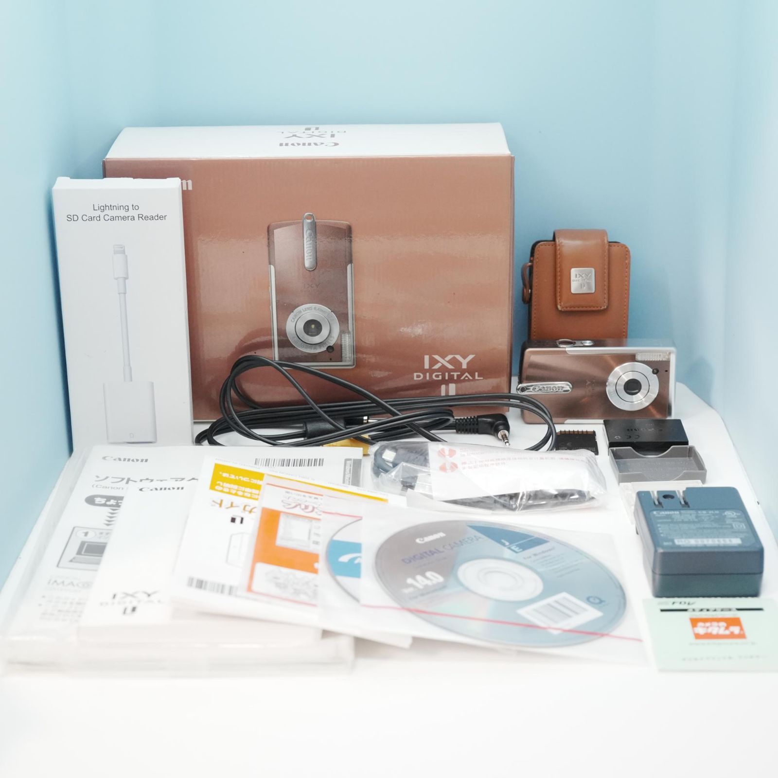 Canon IXY DIGITAL L デジカメ スマホ転送OK フルセット 美品 a6331