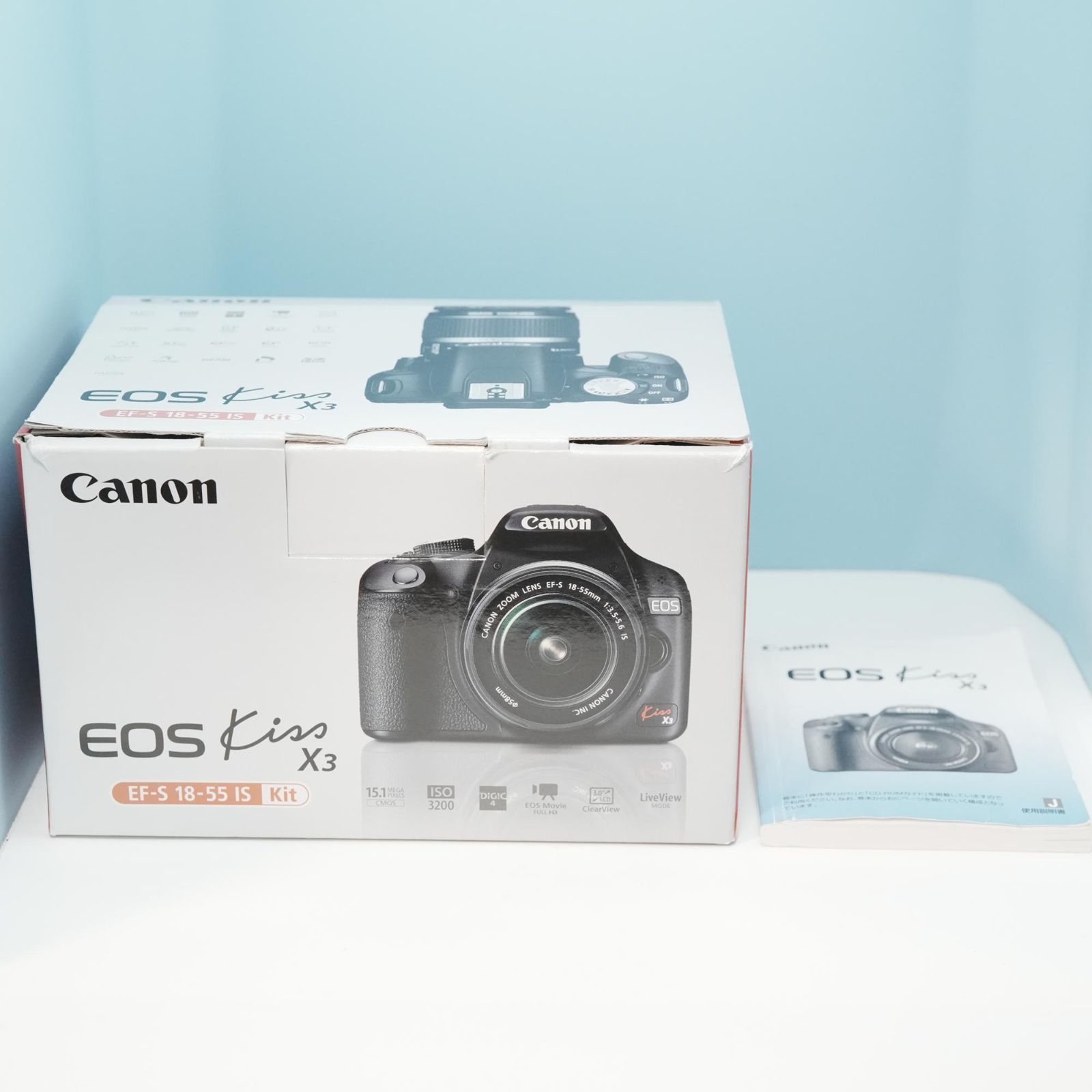 ★Canon EOS kiss X3★スマホ転送●付属品多数●初心者向け  1ヶ月動作補償あり！ 安心のゆうパック代引き発送！ 送料、代引き手数料無料！ Canon EOS kiss X3 一眼レフ スマホ転送OK フルセット 美品 a6332