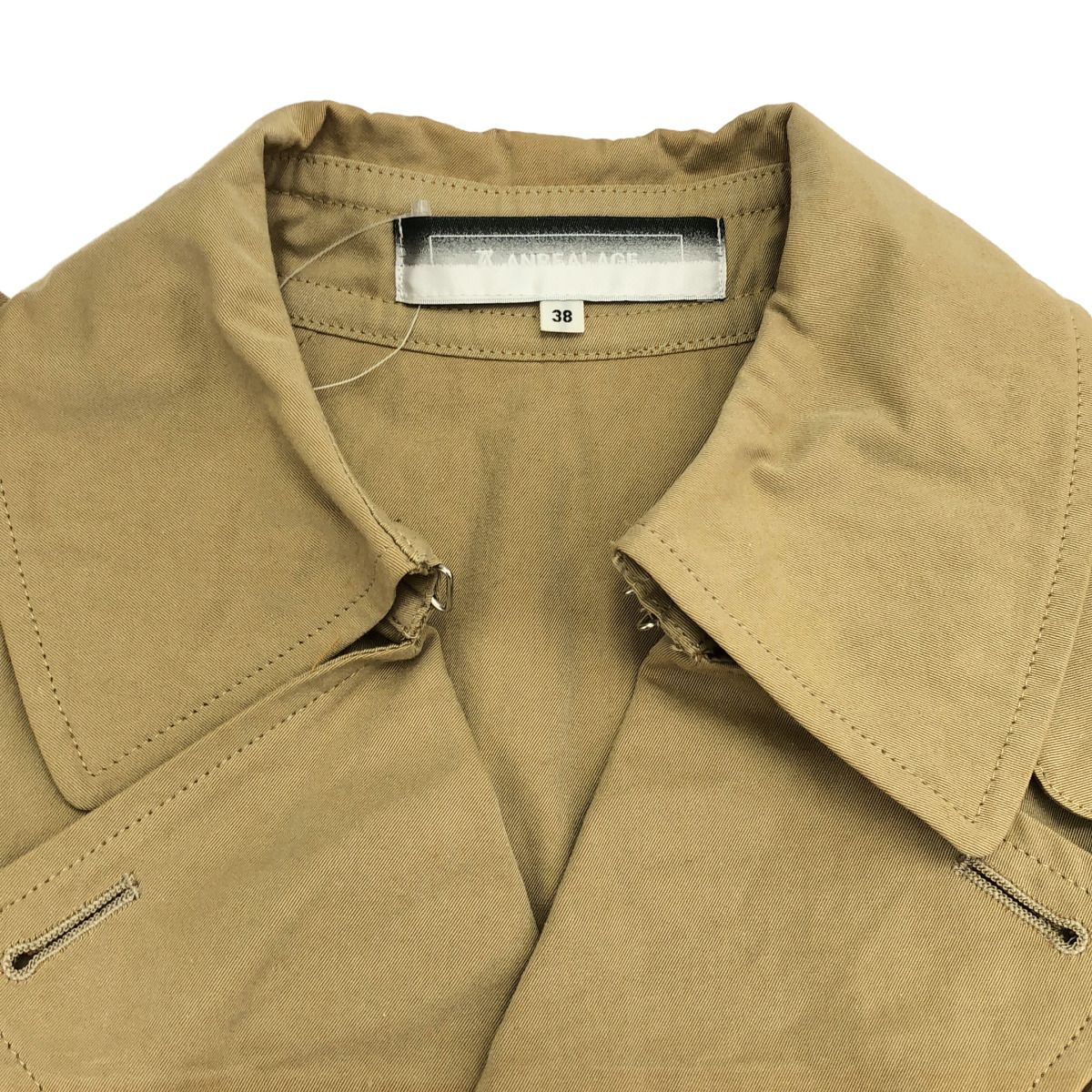 ANREALAGE アンリアレイジ 19SS クリアグラデーショントレンチコート