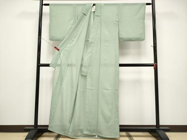 平和屋着物＊夏物 色無地 紗 裏葉柳色 洗える着物 CABF2506tx - メルカリ