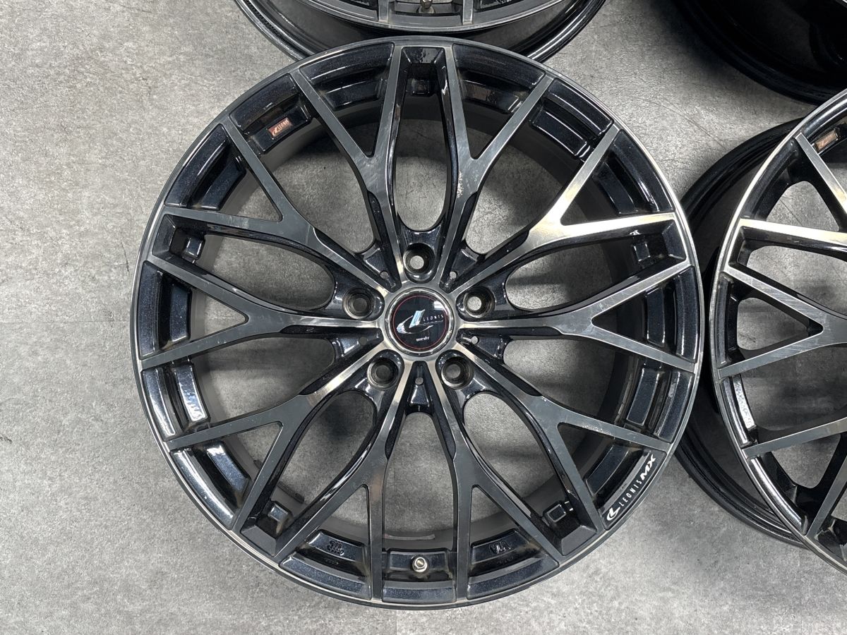 ドレスアップ用に】Weds レオニス MX 18in 8J +42 PCD114.3 4本セット