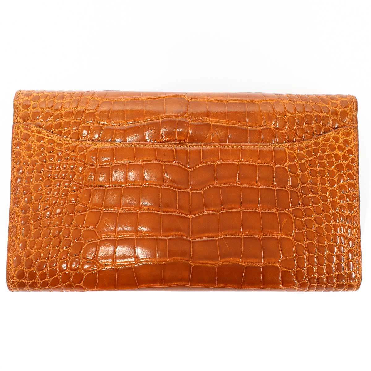 HERMES エルメス Constance Long Wallet Alligator コンスタンス 