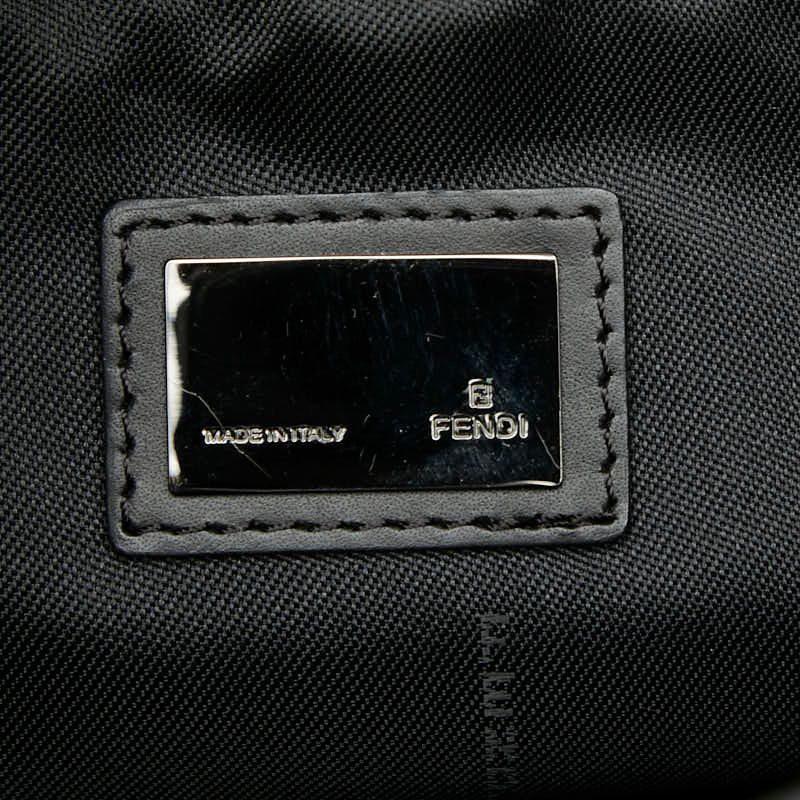 超希少 FENDI レザー ズッキーノ ハンドバッグ ファスナー FFブラック FENDI（フェンディ） ズッキーノショルダーバッグ ブラウン 斜め掛け