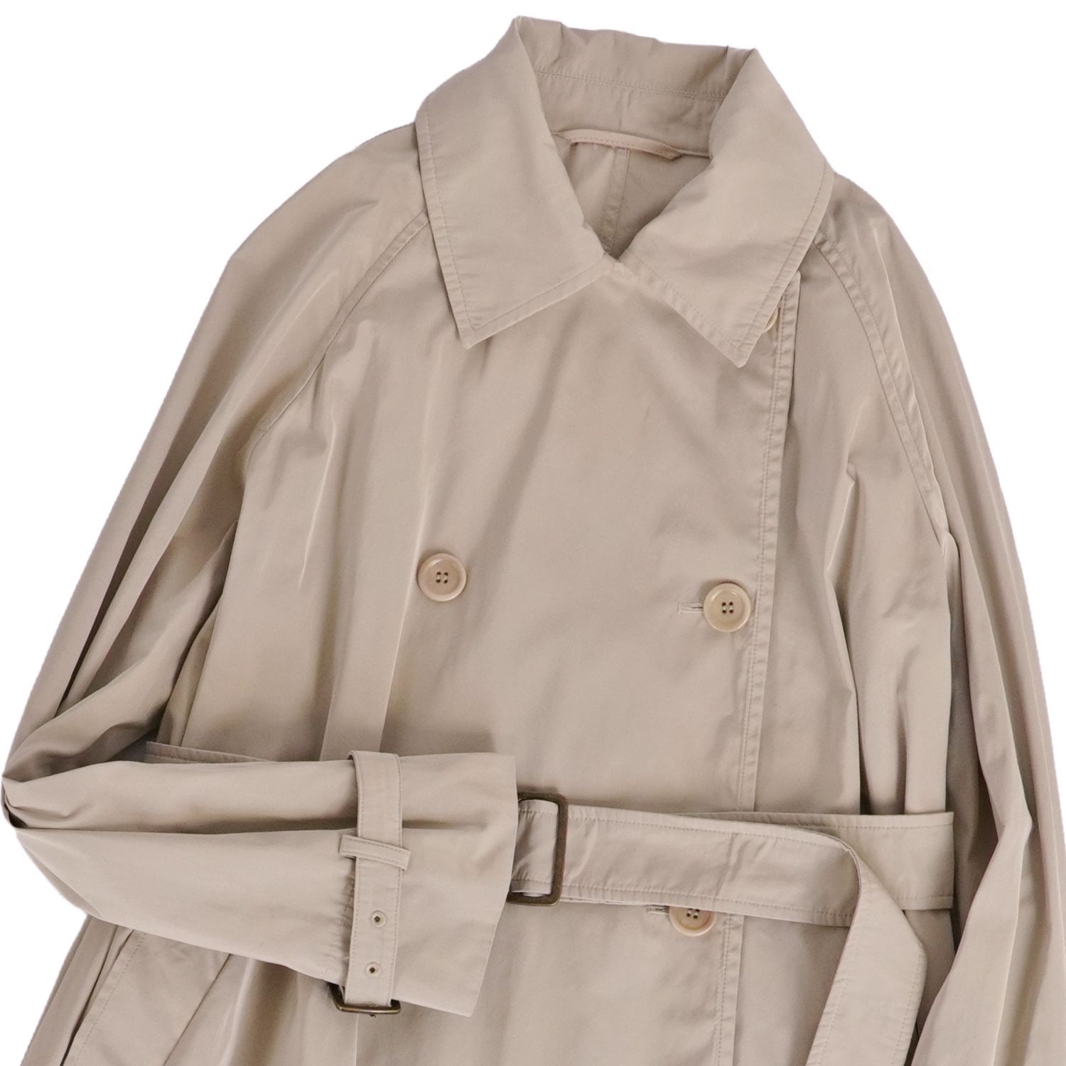 美品☆最高級白タグイタリー製☆MAXMARAトレンチコート☆ベージュ４０ Max Mara - 極美品 マックスマーラ Max Mara 白タグ 2022年 コート