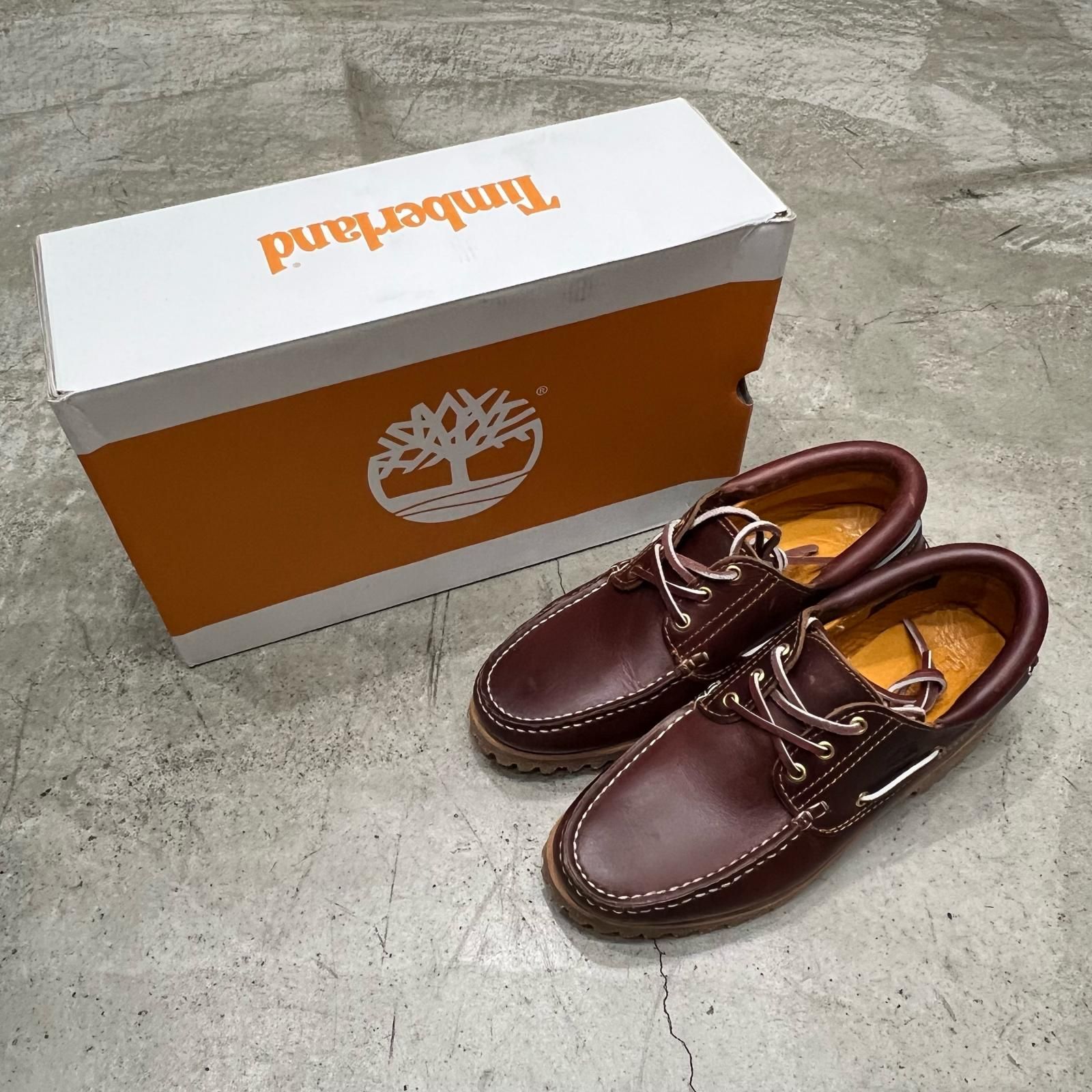 Timberland 3eye クラシックラグ モヒカンシューズ 革靴 レザー