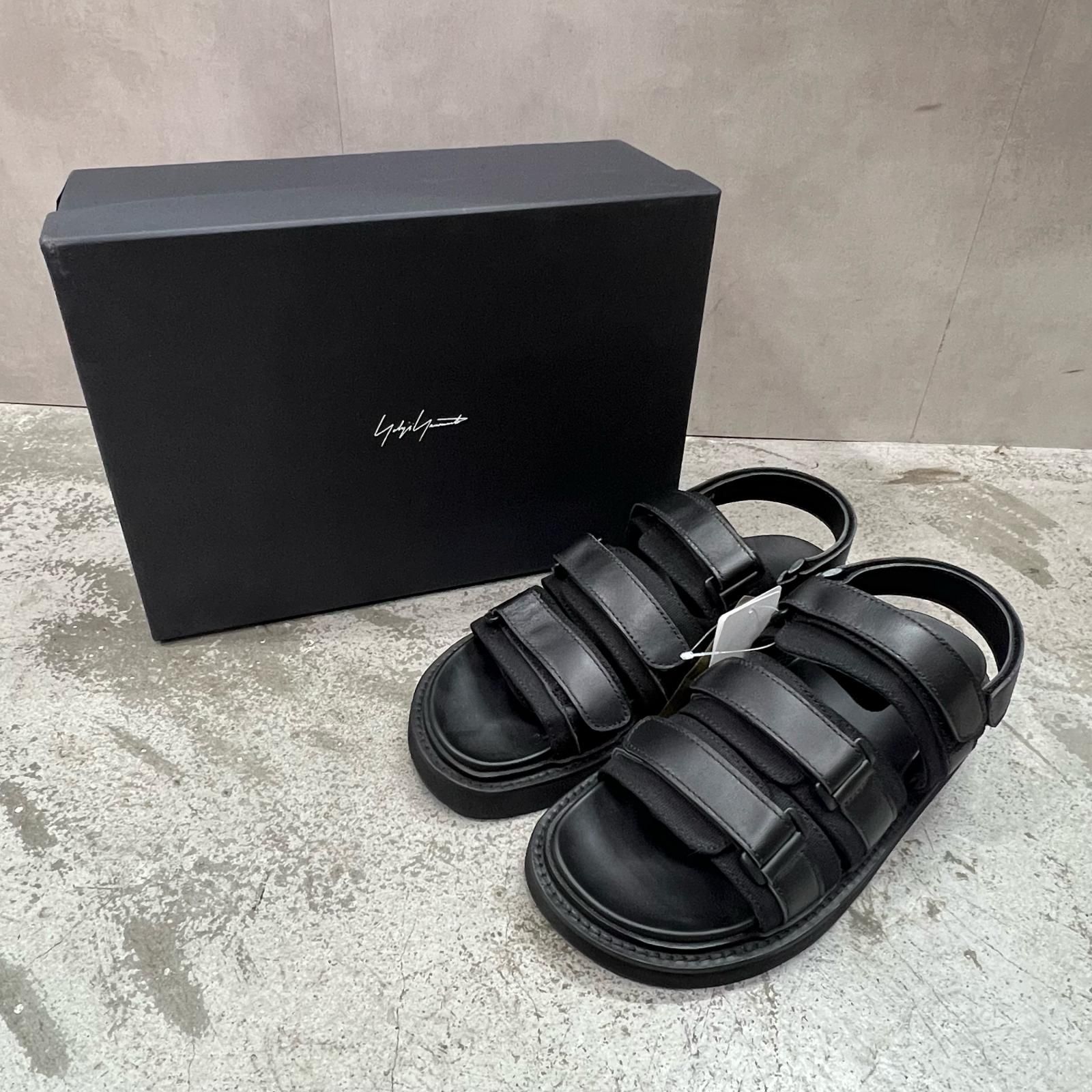 参考上代81400円 未使用 Yohji Yamamoto 25SS SHEEP/C CANVAS FOOTBED SANDAL キャンバス フットベット サンダル ヨウジヤマモト HP-E05-779 ブラック 27cm （10762M） 参考上代81400円 未使用 Yohji Yamamoto 25SS SHEEP/C CANVAS FOOTBED